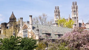 Yale University Sterling Law Building in New Haven, Connecticut