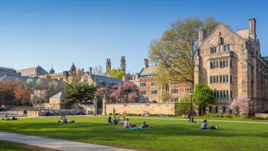 Yale University campus in 2015 in New Haven, Connecticut.
