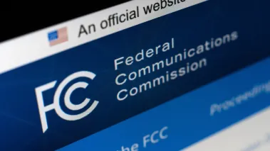 FCC website on a laptop screen
