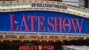 The Late Show with Stephen Colbert at the Ed Sullivan Theater on Broadway