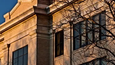 Old Main Graduate School Building, West Texas A&M University, Canyon, Texas.