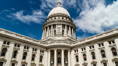 Wisconsin State Capitol Building in Madison