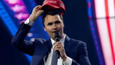 Charlie Kirk at TPUSA in Phoenix in December 2024