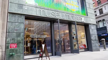 Entrance to the Museum of Sex in Manhattan in 2016 (Image via Shutterstock.com)