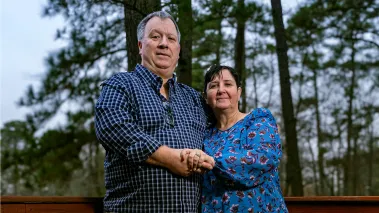 FIRE plaintiff Larry Bushart and his wife Leanne