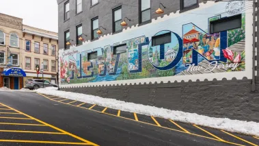 Moran Street in Newton, New Jersey