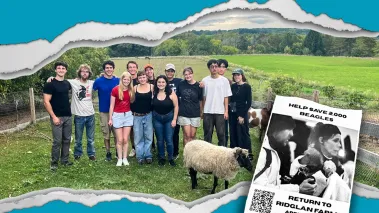 club and flier animal rights