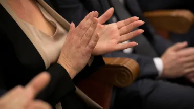 courtroom applause