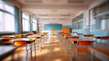 empty classroom