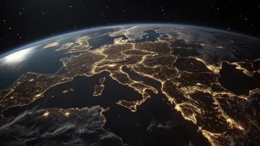 digital map of europe
