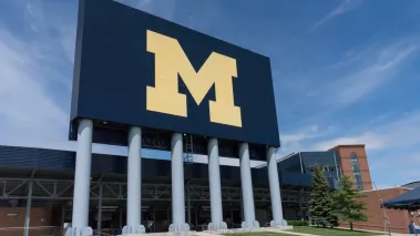 Michigan Stadium sign