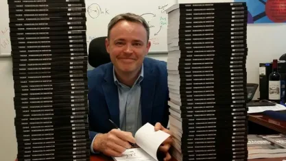 Adam Thierer at a book signing for "Permissionless Innovation"