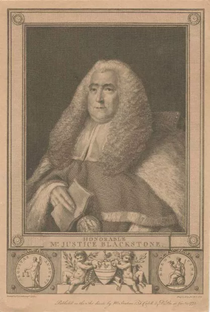 Print of Justice Blackstone