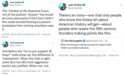 Josh Chafetz tweets