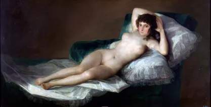 La maja desnuda by Francisco Goya