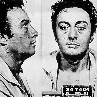 Lenny Bruce mugshot 1961