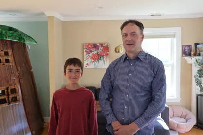 Samson Cournane and his father John Cournane