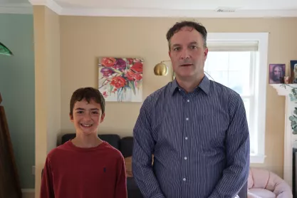 Samson Cournane and his father John Cournane