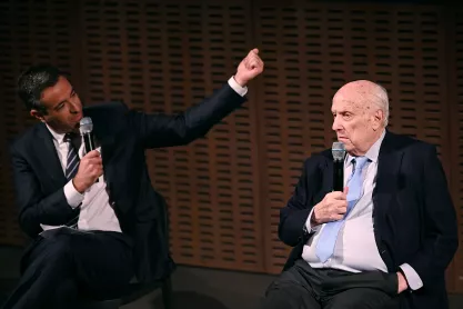 Ari Melber and Floyd Abrams
