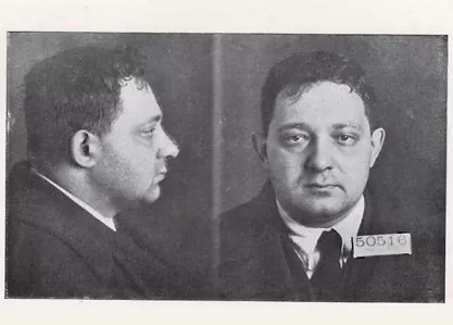 Benjamin Gitlow mugshot in 1919