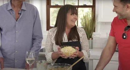  Adult star Will Pounder tries dairy-free cheese on Sexy Healthy Cooking with Joe Gow and Carmen Wilson