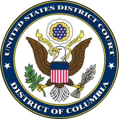 The official seal of the w:United States District Court for the District of Columbia