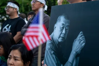 A candlelight vigil outside the Chinese consulate general in Los Angeles to mark the 36th anniversary of the crackdown on the pro-democracy protests in Beijing's Tiananmen Square, June 2025