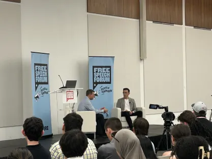 Justin Amash joins FIRE’s Nico Perrino for a live recording of So to Speak with our campers