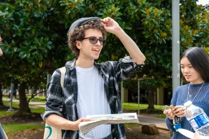 Student journalists of the UT-Dallas student newspaper The Regrograde