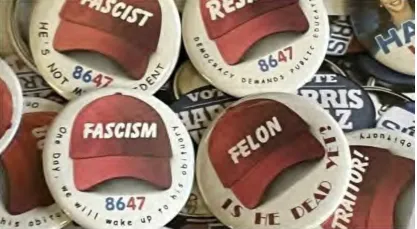 Anti-Trump buttons