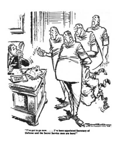 political cartoon
