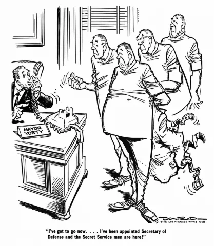 Yorty cartoon