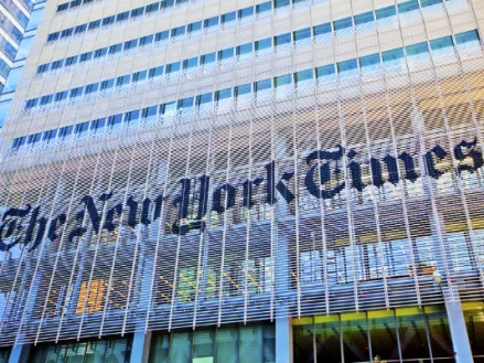 New York Times headquarters in NYC