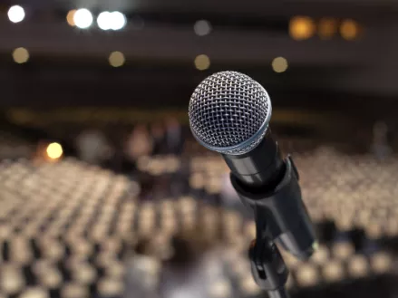 microphone closeup