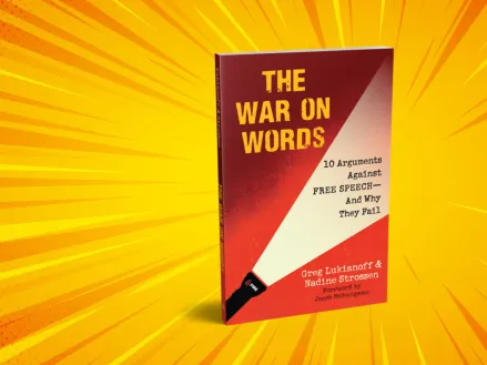 War on Words book cover 2025 on vector gradient background