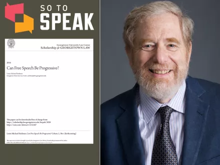 'Can free speech be progressive?'