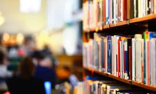 Books in public library