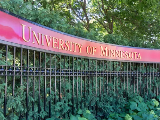 University of Minnesota sign
