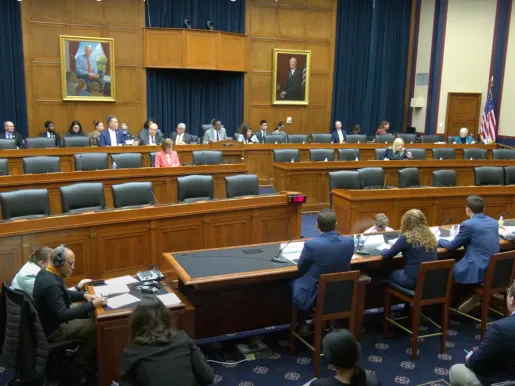 Congressional hearing room