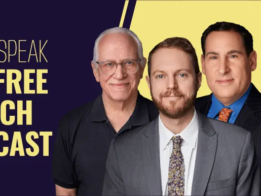 FIRE attorneys Robert Corn-Revere, Will Creeley, and Ronnie London.