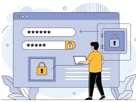 Secure User Authentication Process For Online Services Password Protection