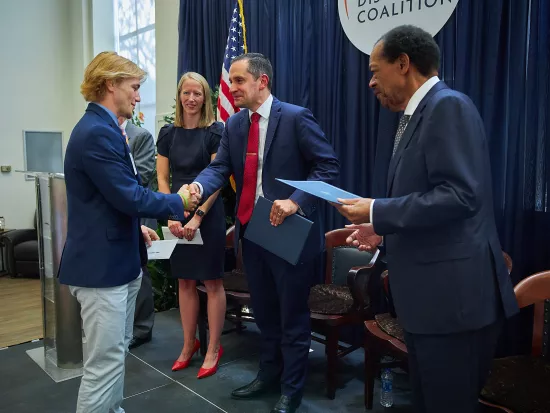 Bucknell Open Discourse Coalition leader Charles Mitchell