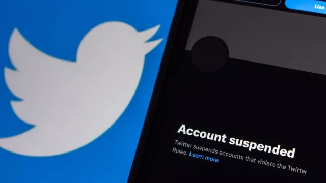 Twitter account suspended