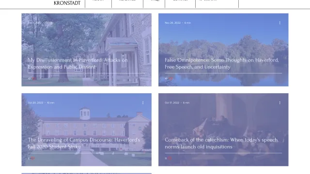  The New Kronstadt online publication by FIRE Campus Scholar William Harris