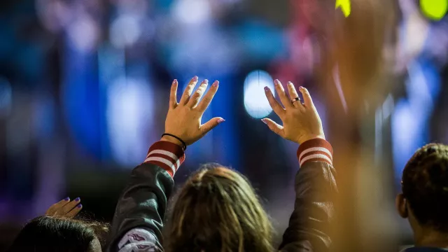 Hundreds attended Fellowship of Christian Athletes Fields of Faith event at Central's football stadium