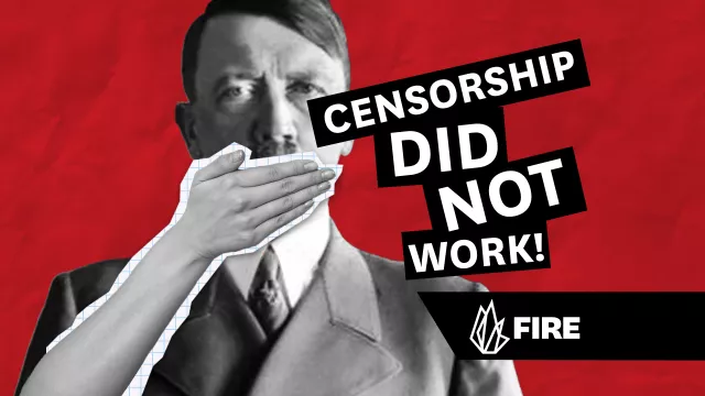 Photo of Adolph Hitler with a hand over his mouth