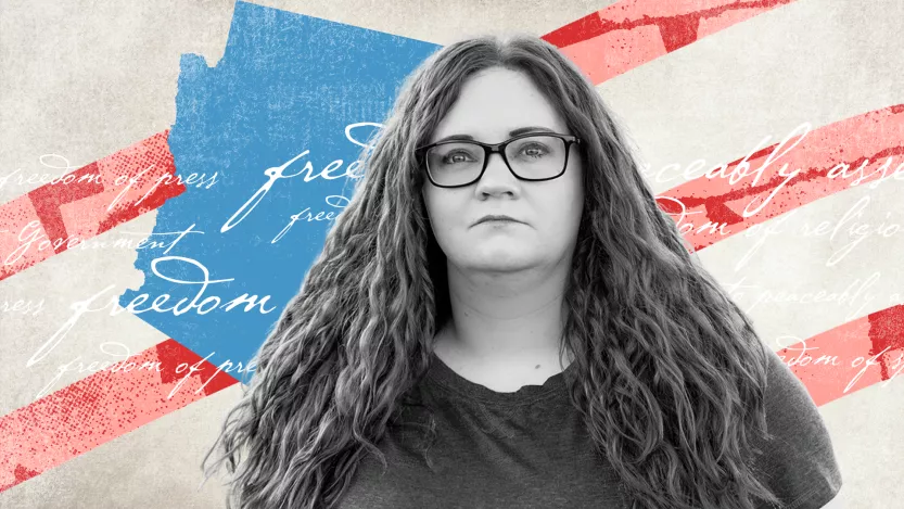 FIRE plaintiff Rebekah Massie in Surprise, Arizona.