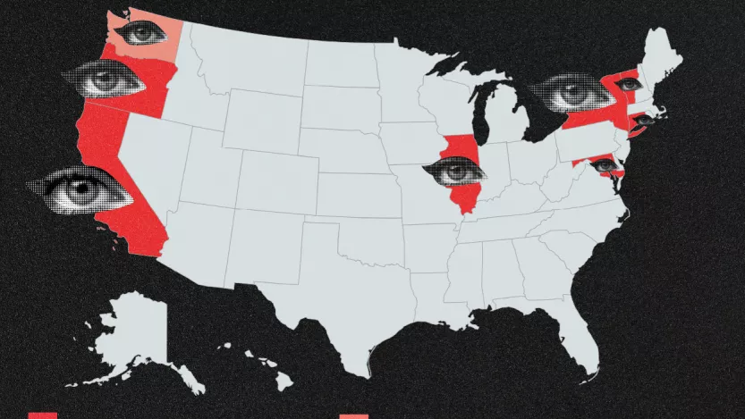 Map of states with Bias Reporting Systems